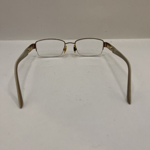 Elle Eyeglasses EL1877 Half Rim Color - GP Gold Brown Frames Only 49-18-130 - Picture 5 of 6